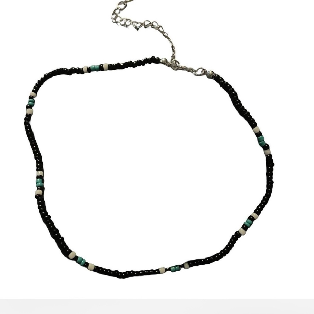 Coastal Country Gift All Season Aqua Teal Hippie Boho Indie Cowgirl Rave Choker